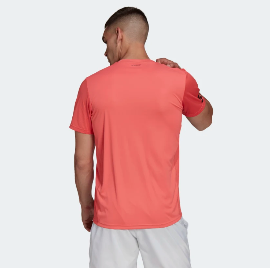 Adidas Club 3-stripe T-shirt (Rosa)