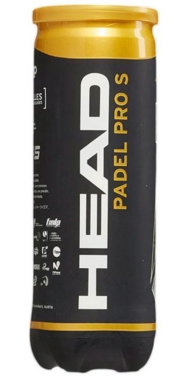 Head Padel Pro S (rör med 3 st) Padelbollar