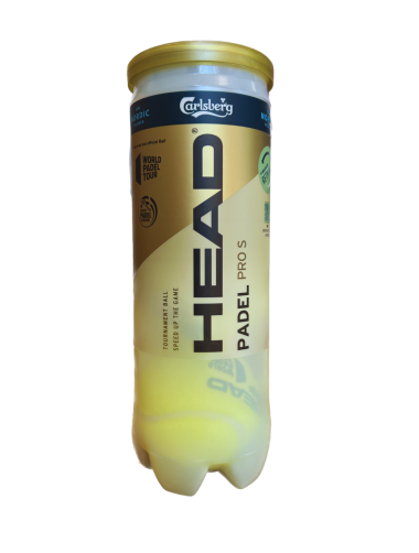 Head Padel Pro S Carlsberg Nordic (tub med 3 st) padelbollar