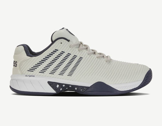 K-Swiss Hypercourt Express 2 Padelsko (Ångformigt grått/Vit/Peacoat)