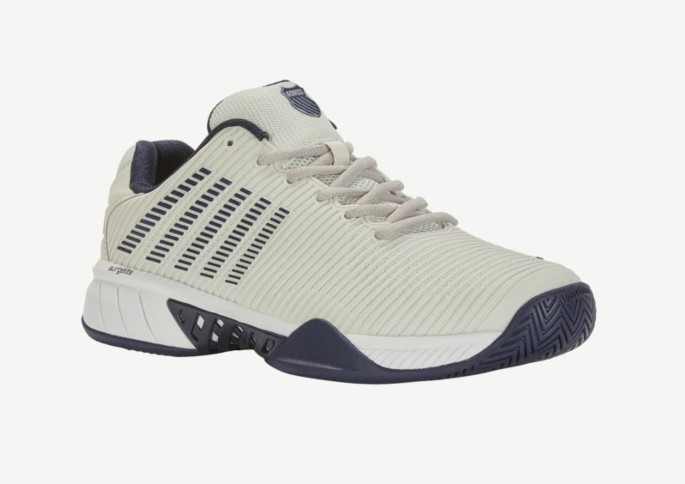 K-Swiss Hypercourt Express 2 Padelsko (Ångformigt grått/Vit/Peacoat)