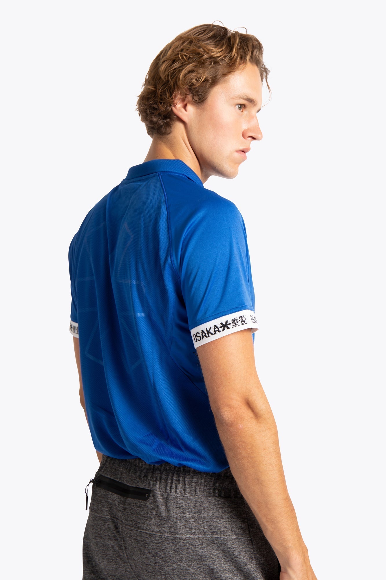 Osaka Men's Polo Jersey (Kungsblå)