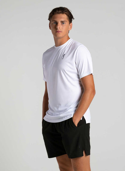 RS Padel Men's Performance T-shirt (Vit)