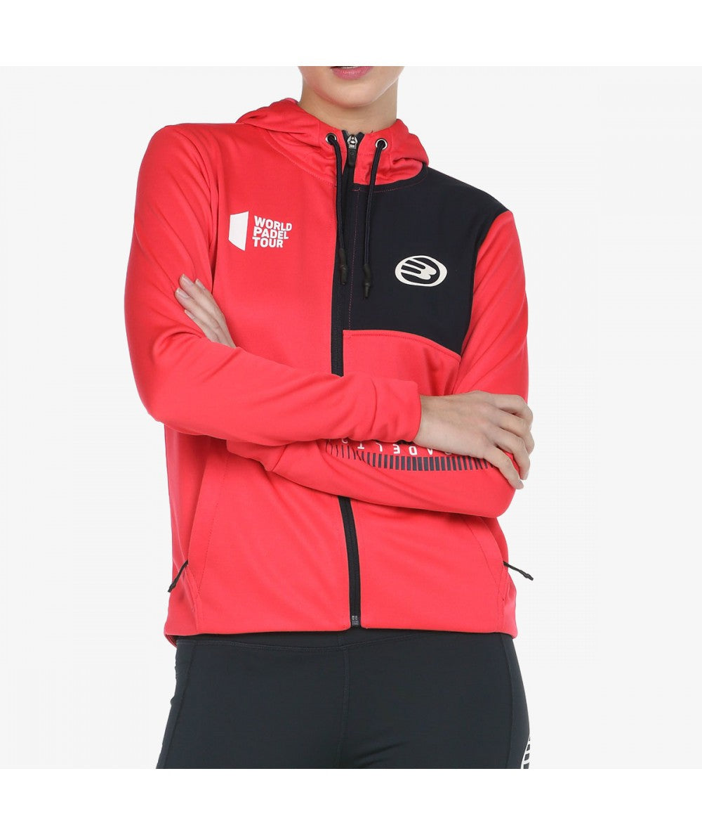 Bullpadel Rodigal Women Sweatshirt (Neon Karmosinröd)